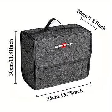 mini canta: Avtomobil baqajı üçün təşkilatçı çanta Ölçülər: 35 x 30 x 20 sm — 5