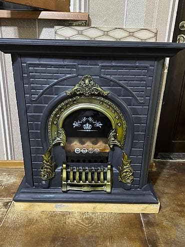 Samovarlar: Kamin Peçi, İşlənmiş, yanacaq - Qaz — 1