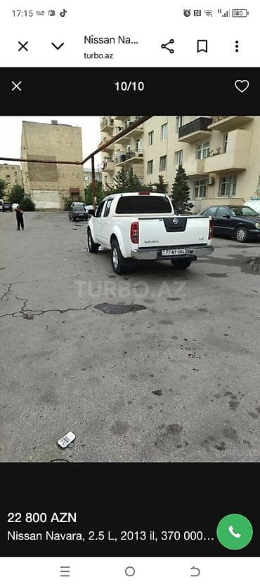 masin satsi: Nissan Navara: 2.5 l | 2013 il Pikap — 10