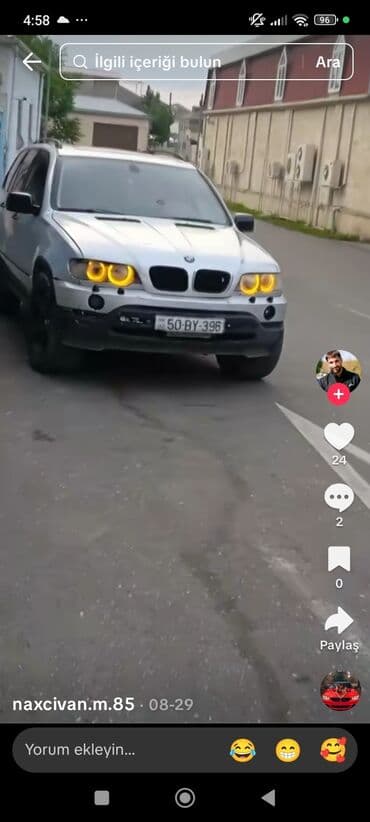 disk təkər type 0 per page 40: BMW X5 (E53) – gümüşü rəng, qara detallarla. Xüsusiyyətlər: - LED — 1