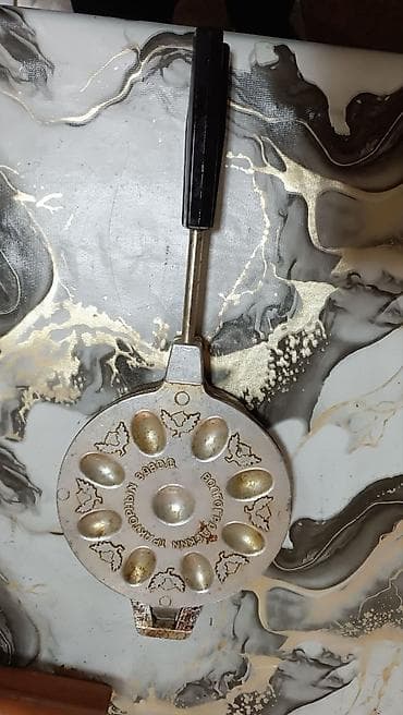 bronza fiqur: Şirniyyət qəlibləri, rəng - Gümüşü, Çuqun, Fiqur — 4