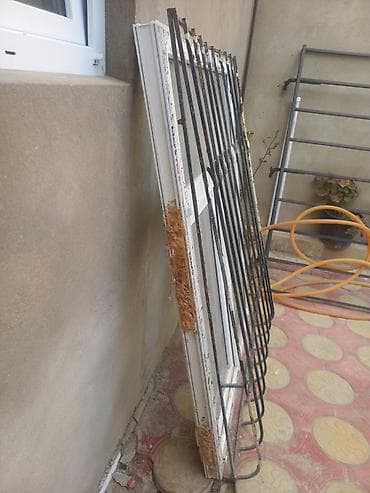 islenmis plastik qapi satilir: İkiqat şüşə paketi Plastik pəncərə, Еni: 120 sm, Uzunluğu: 160 sm — 2