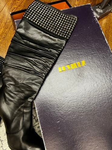 əsgər çəkməsi: Ölçü: 36, rəng - Qara, Yeni — 4