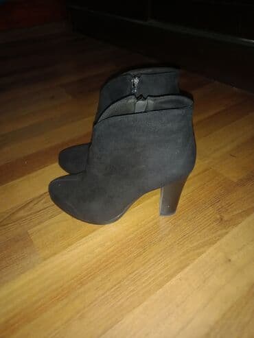 mövsümi uşaq botinkaları: Ölçü: 38, rəng - Qara, İşlənmiş — 2