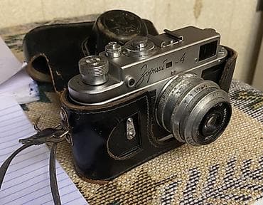 sumqa: Zorkiy-4 film fotoaparatı - 35 mm məxməri lent üçün telemetrik — 6