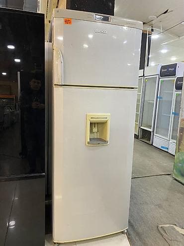 2 qapılı Beko Soyuducu Satılır, rəng - Gümüşü, Dispenserli