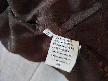 женская шапка и снуд хомут: Qadın xəz pencək - Material: üst hissə 100% təbii xəz (etiketdə — 8