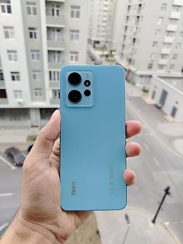 stacionar telefon: Redmi Note 12, 128 GB, rəng - Mavi, İki sim kartlı — 1