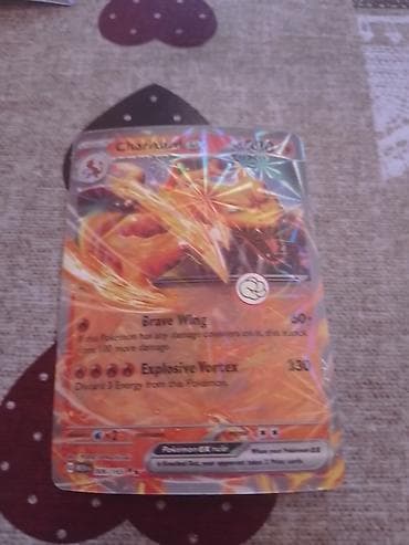 Məhsul: Pokemon TCG kartı – Charizard EX (holo, tamart dizayn)