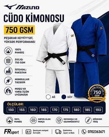 💥 cüdo Kimonosu, MİZUNO Kimono 💰 ağ-105 azn göy-110 azn ✅ 7/24