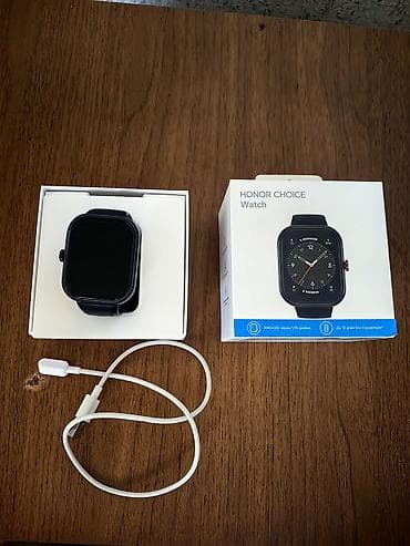su despensoru: HONOR Choice Watch ağıllı saat - Ekran: 1.95" AMOLED, parlaq və — 1
