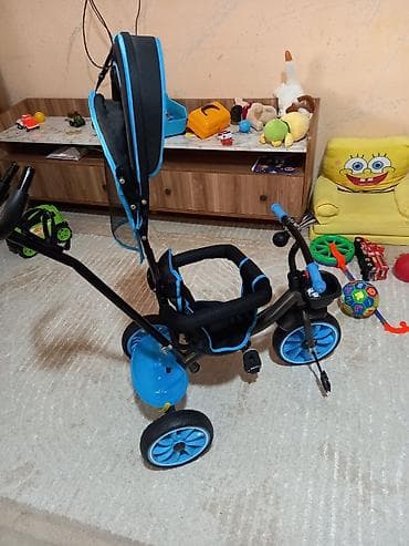 velosiped ustası: Uşaq üçtəkərli velosiped – itələmə tutacaqlı model 2-3 dəfə sürülüb — 2