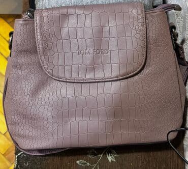 brend çanta: Tom Ford qadın çantası - Rəng: tozlu bənövşəyi (mauve) - Material — 2