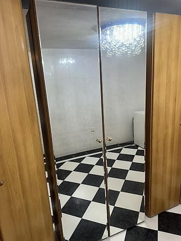 Mebel: Fransa istehsali genis qapılı şkaf dəsti - Material: ağac teksturalı — 6