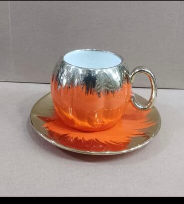 gence qab qacaq: Qəhvə dəsti, Keramika, 1 nəfərlik — 19