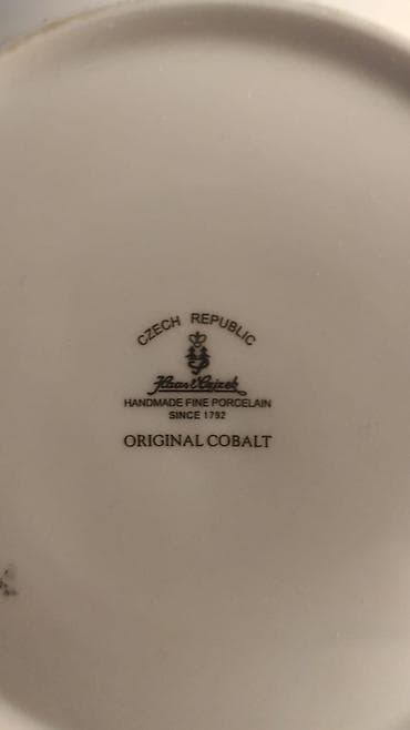 Çexiya Cobalt qab-qacaq və kolleksiya şüşə/metal məmulatları - Çexiya — 6