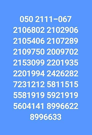 telefon akse: Nömrə: ( 050 ) ( 5992002 ), Yeni — 1