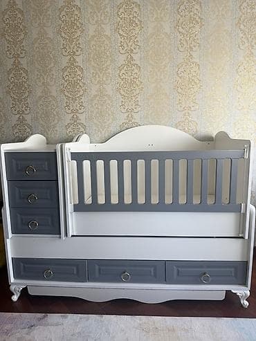 kabab sisi: Oğlan və qız üçün, Dördbucaq, Beşik, Dəstsiz, Matrassız, Yellənmə mexanizmsiz — 3