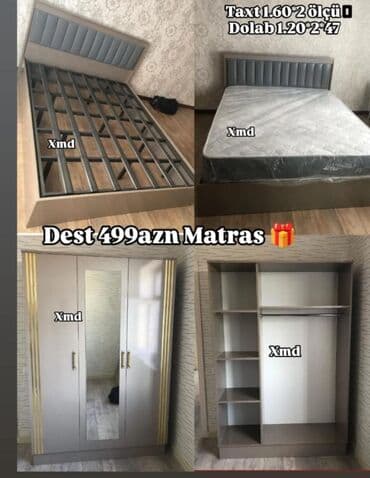 yataq dəstləri: İkinəfərlik çarpayı, Yeni — 1