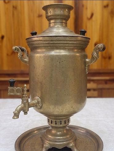 İşlənmiş Od Samovar, 8 l, Pulsuz çatdırılma, Rayonlara çatdırılma — 3