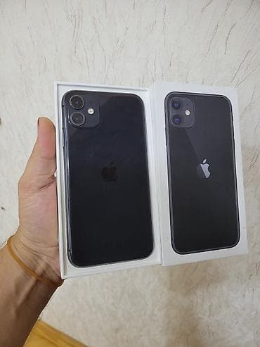 15 pro black: IPhone 11, 128 GB, Qara, Face ID — 2
