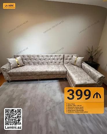 Künc divan, Açılan, Bazalı, Parça, Şəhərdaxili pulsuz çatdırılma — 1