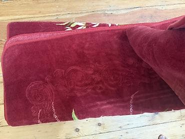 Döşək üzləri: Rəng - Qırmızı Akril Pled — 5