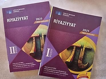 Testlər: Riyaziyyat Testlər 11-ci sinif, DİM, 1-ci hissə, 2024 il — 1