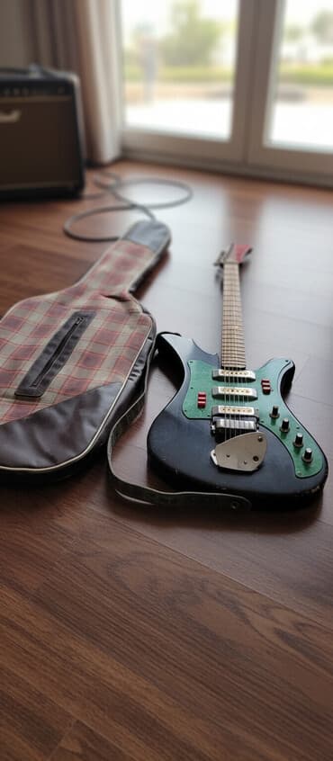 Elektron gitara, 6 sim, İşlənmiş, Pulsuz çatdırılma — 1