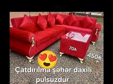 salon moyka: Yeni, Künc divan, Qonaq otağı üçün, Açılmayan — 1