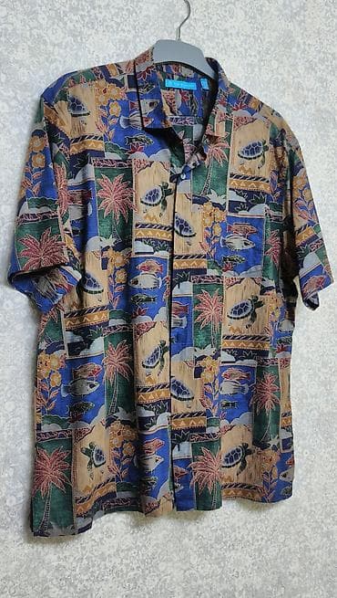 Мужская одежда: Мужская рубашка, 2XL — 2
