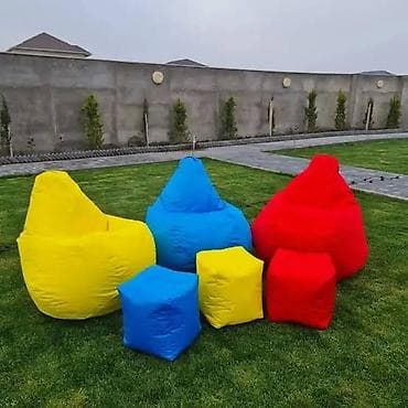 Дом и сад: Новый, Пуфик-кресло, Ткань, цвет - Зеленый — 5