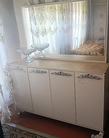 Yataq və qonaq otağı üçün dəst mebel - Rəng: açıq krem/ağ tonlarda