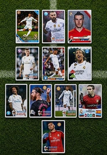 Məhsul: Real Madrid futbolçu kolleksiya kartları dəsti Təsvir: - — 4