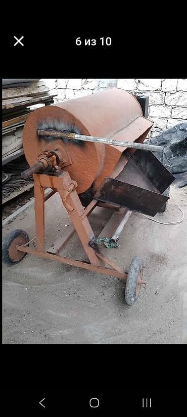 silindir utu: Betonqarışdıran (betonomexalka) - Elektrik mühərrikli, silindrik — 2
