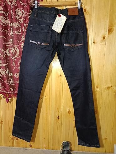 dini paltarlar: Cins şalvar oğlan üçün,yenidir,Türkiyə,ölçü S-M. Джинсовые брюки — 7