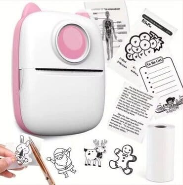 мини принтер: Mini Printer Bu kompakt və şirin dizaynlı mini printer qeydlər — 2