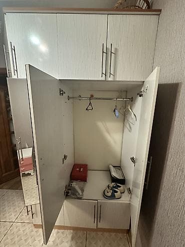 islenmis skaf: Koridor və yataq otağı üçün geyim dolabı - Ölçülər: 55 en, 150 — 5