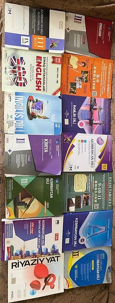 детская палатка с тоннелем: Yarı qiymət Dərs və hazırlıq üçün geniş seçmə kitablar dəsti — 1