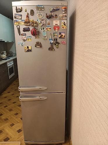 İşlənmiş 2 qapılı Beko Soyuducu Satılır, rəng - Gümüşü — 2