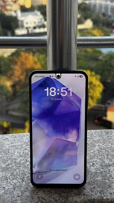 mini prosessor: Samsung Galaxy A55 5G, 128 GB, rəng - Mavi, Düyməli, Sensor, Barmaq izi — 8