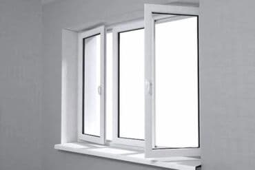 şuşe qapi: Yeni İkiqat şüşə paketi Plastik pəncərə, Еni: 2 sm, Uzunluğu: 5 sm, Ödənişli quraşdırma — 6