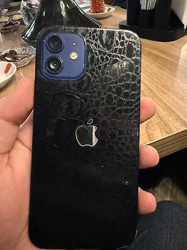 nardan simə kontur: IPhone 12, Qara, Face ID — 4