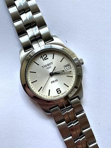 gün eynəyi: İşlənmiş, Qol saatı, Tissot, rəng - Ağ — 1