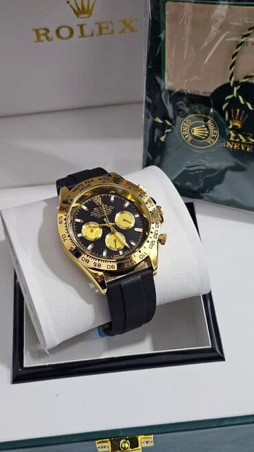 Gözəllik və sağlamlıq: Yeni, Qol saatı, Rolex, rəng - Qara — 3