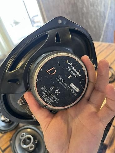 kalonka səs: Pioneer TS-D690R avtomobil akustikası – 6x9 düym koaksial dinamiklər — 4