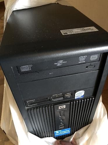 compaq: HP Compaq stolüstü kompüter (tower) Xüsusiyyətlər və portlar: - — 2