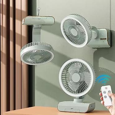 ventil: Divara bərkidilən telefon tutacaqlı LED İşıqlı Masaüstü Sərinkeş . ❄️ — 7