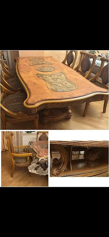 Qonaq otağı üçün, İşlənmiş, Açılmayan, Dördbucaq masa