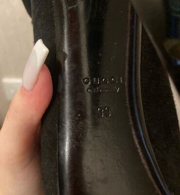 qadın çəkmə: Ölçü: 39, rəng - Qara, İşlənmiş — 2